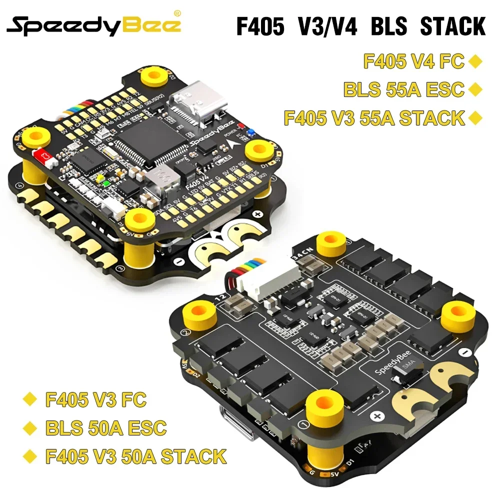 Speedybee F405 V4 Bls 55A Stack - ชุดควบคุมการบิน SpeedyBee F405 V3/V4 FC ESC
