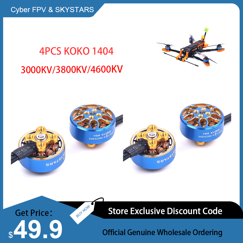 Radiomaster Ranger 2.4Ghz Elrs Module - มอเตอร์ไร้แปรงถ่าน SKYSTARS KOKO 1404 3000KV 6S