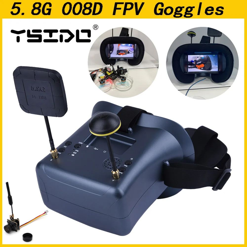 008D 5.8G 40CH 4.3 นิ้ว 800*48 - Skyzone Cobra X V2 Fpv Goggles บทวิจารณ์และราคา